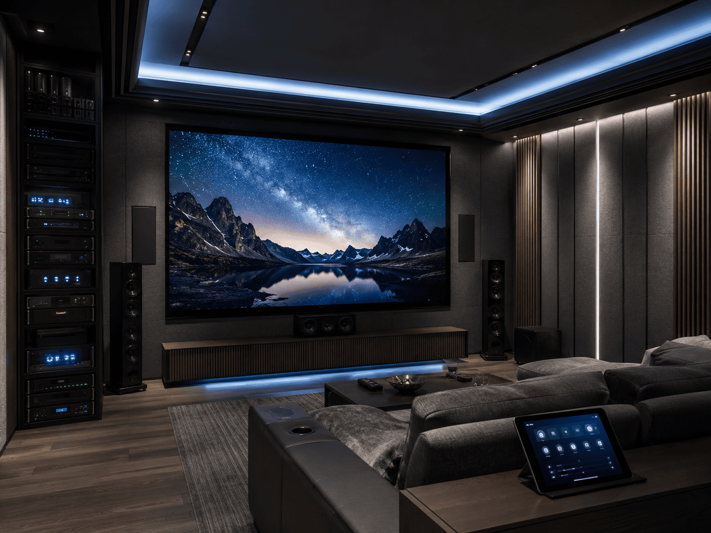 Existing private home cinema being upgraded
