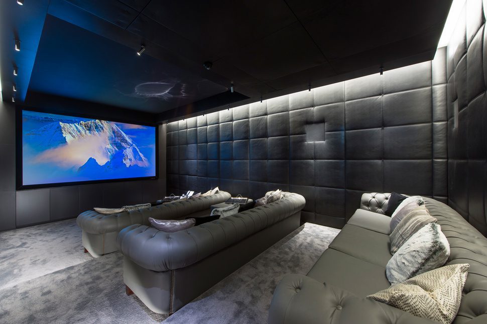 Purpose-built dedicated private cinema room