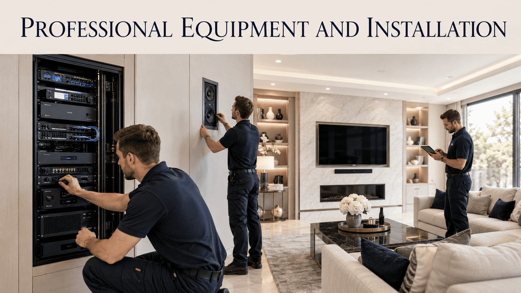 Professional audio equipment and technical installation
